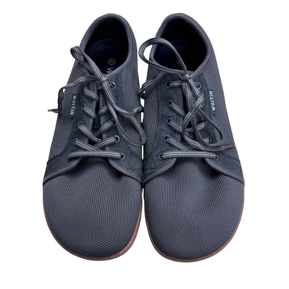 Whitin Women’s Minimalist Gray Zero Drop Sneakers Sz 46